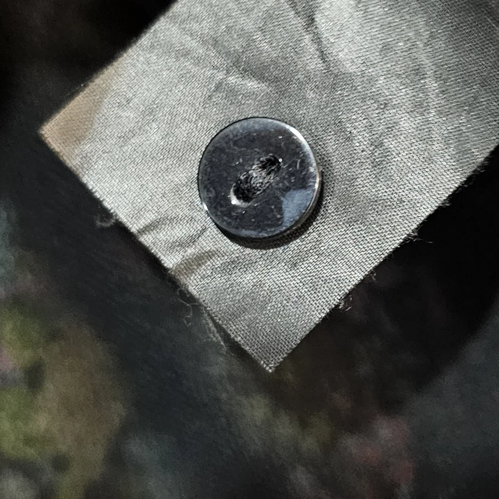 ZARA Black Flora Print long Sleeve Baby Doll Mini Dress Size Small Cottagecore - Picture 8 of 13